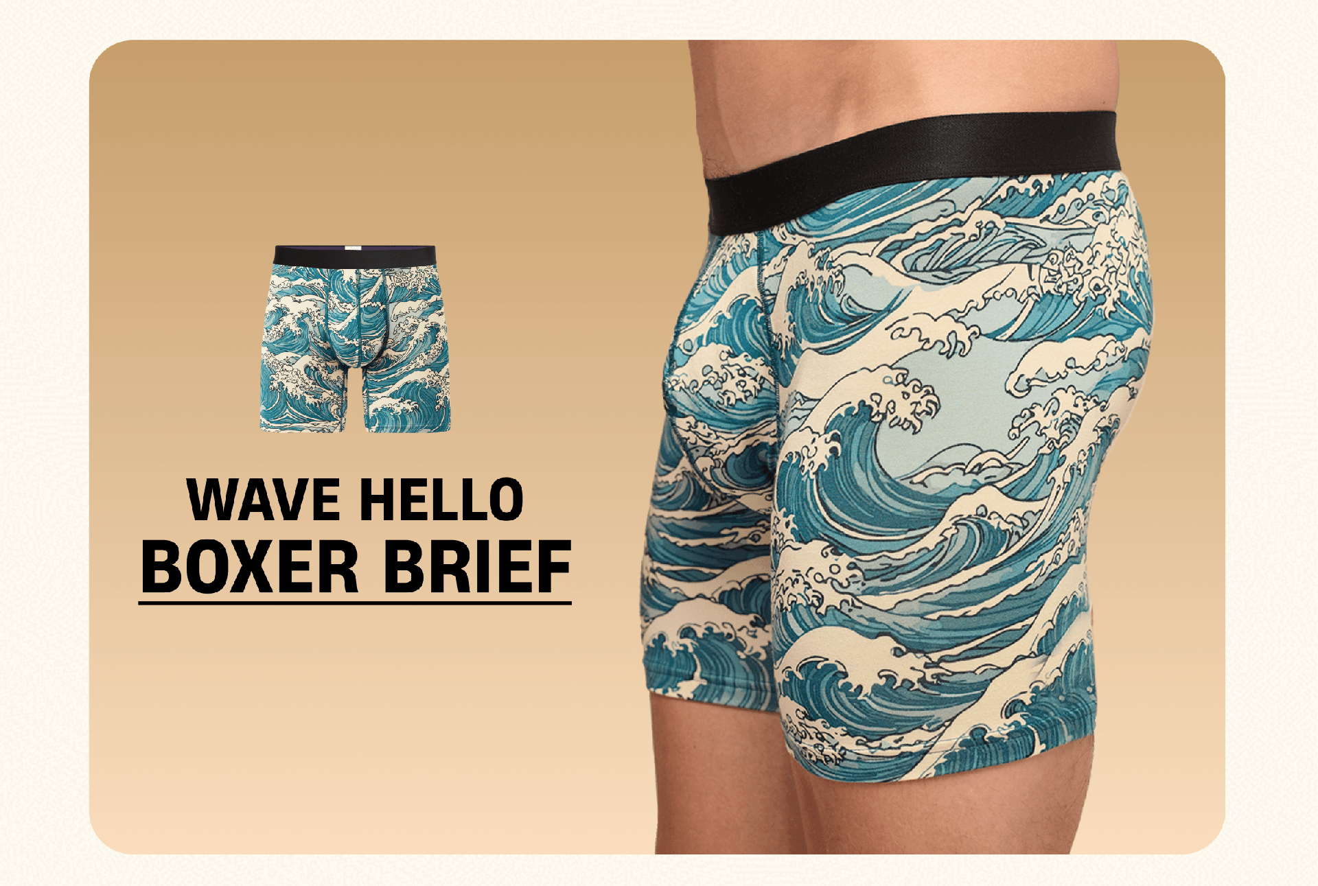 Wave Hello Boxer Brief