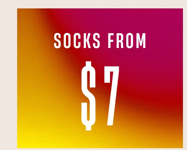 Socks from $7