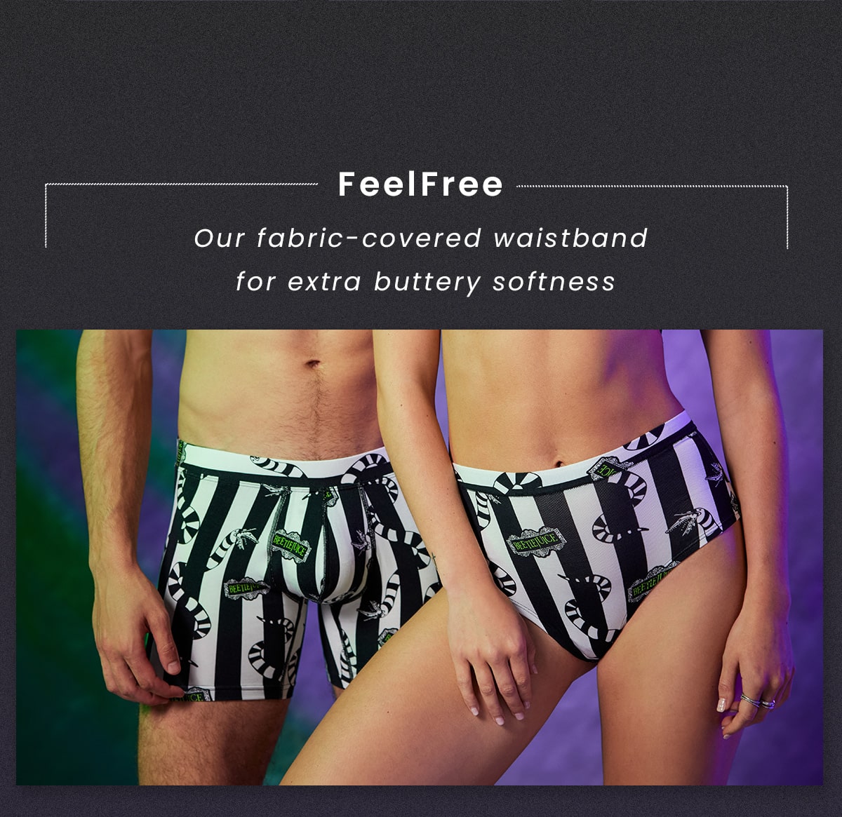 FeelFree | Our fabric-covered waistband for extra buttery softness