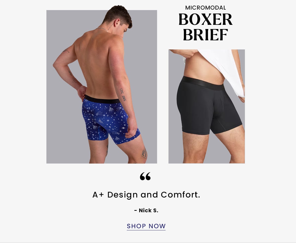 Micromodal Boxer Brief | ''A+ Design and comfor. - Nick S. | Shop Now