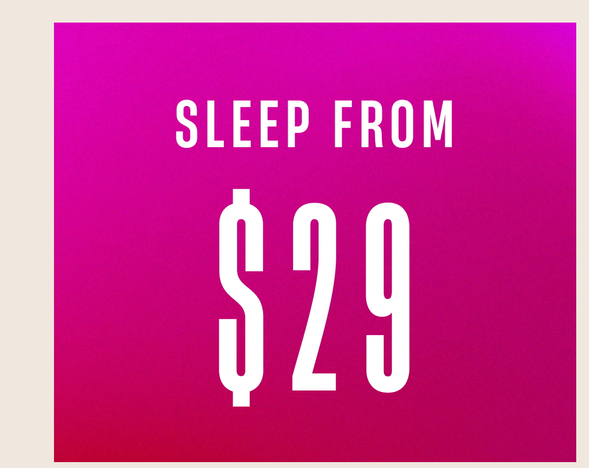 Sleep from $29 