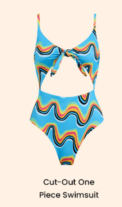 Cut-Out One Piece Swimsuit