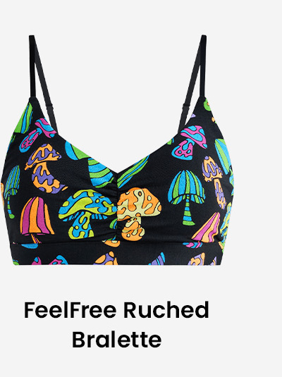 Shroomin - FeelFree Ruched Bralette