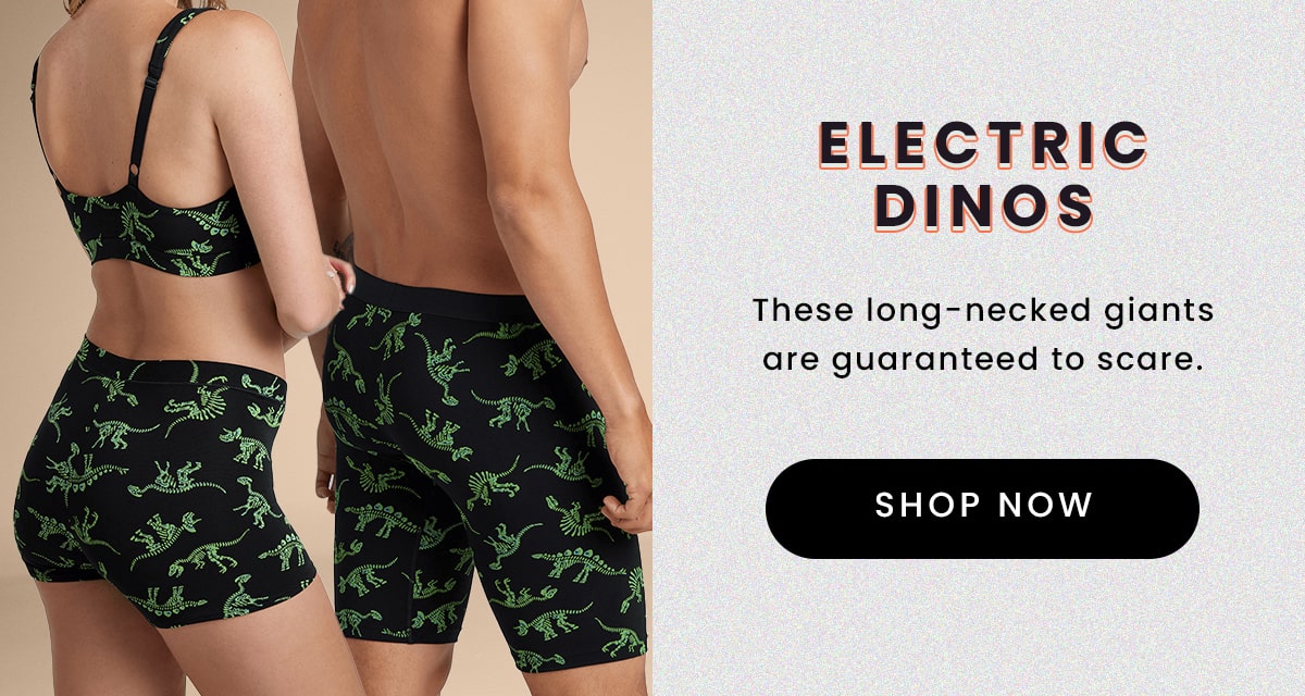 Electric Dinos | These long-necked giants are guaranteed to scare. | Shop Now