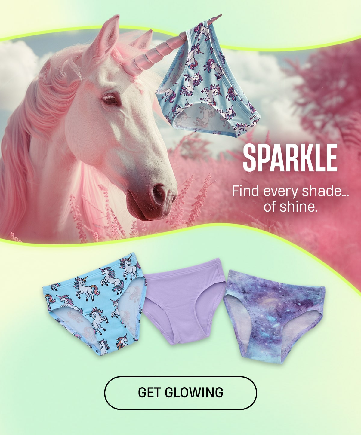 Sparkle | Find every shade.. of shine. | Get Glowing