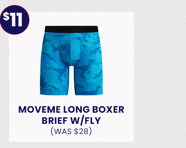 Moveme Long Boxer Brief W/Fly (was $28)