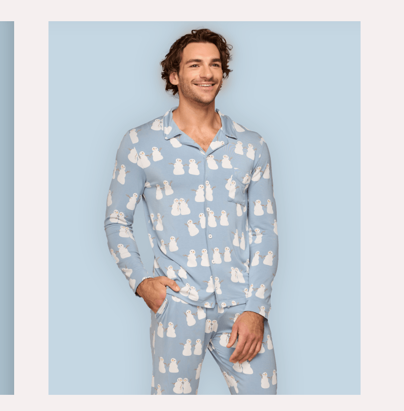 Snowmates Men's Longsleeve Modal PJ Set