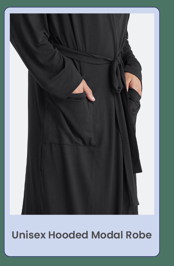 Unisex Hooded Modal Robe