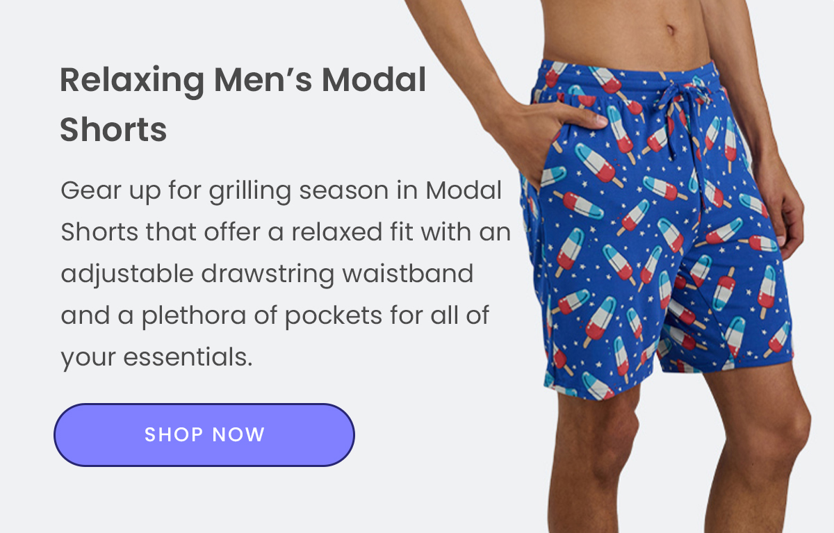 Relaxing Men's Modal Shorts | Shop Now