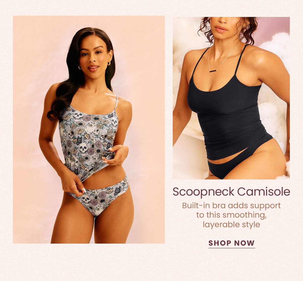 Scoopneck Camisole | Built-in bra adds support to this smoothing. layerable style | Shop Now