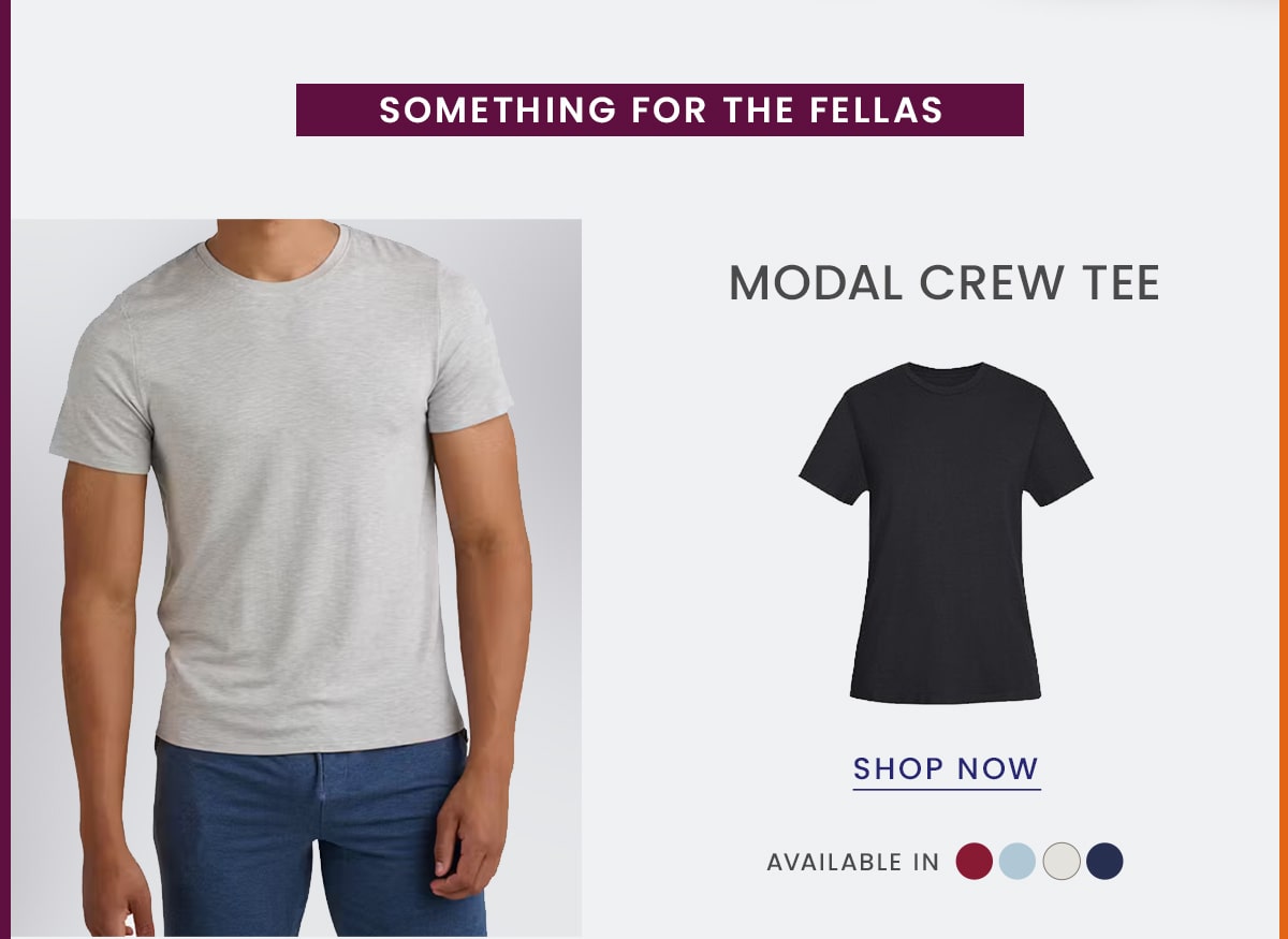 Something for the fellas | Modal Crew Tee | Shop Now