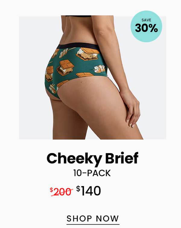 Cheeky Brief 10-Pack | $140 | Shop Now