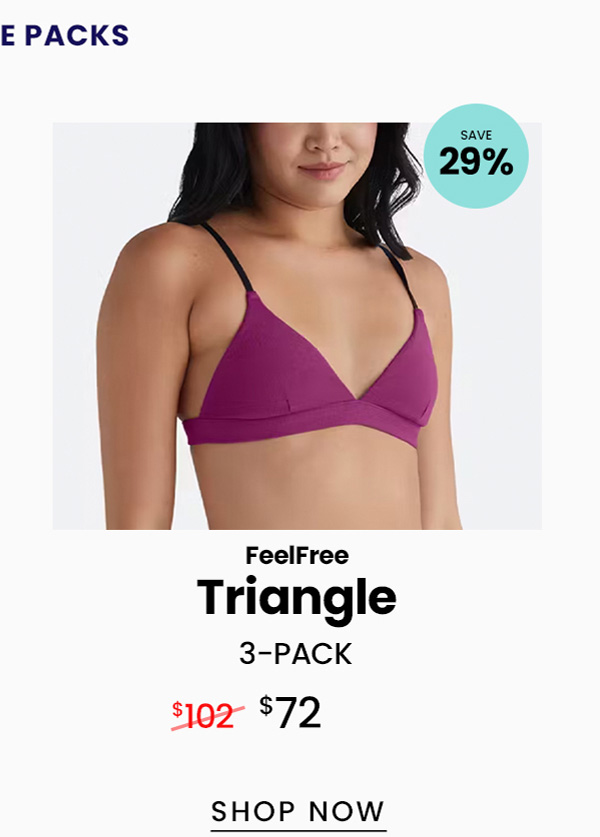 FeelFree Triangle 3-Pack | $72 | Shop Now