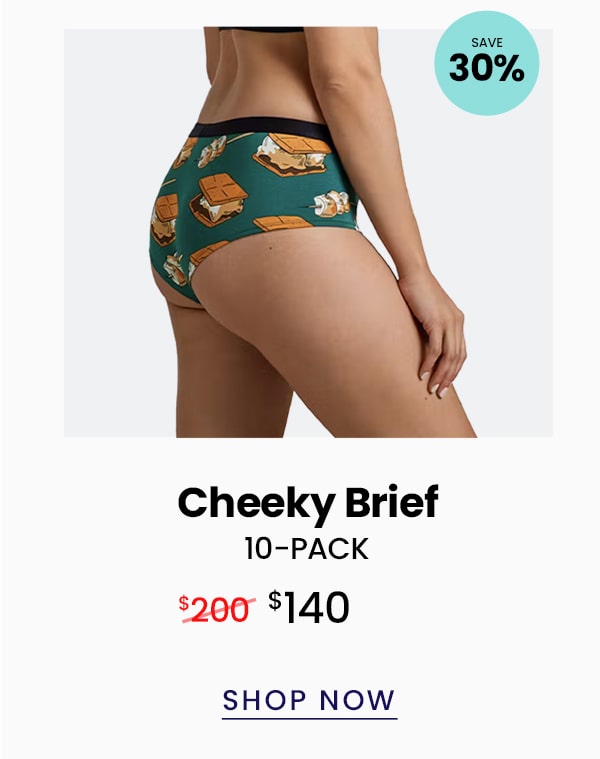 Cheeky Brief 10-Pack | $140 | Shop Now