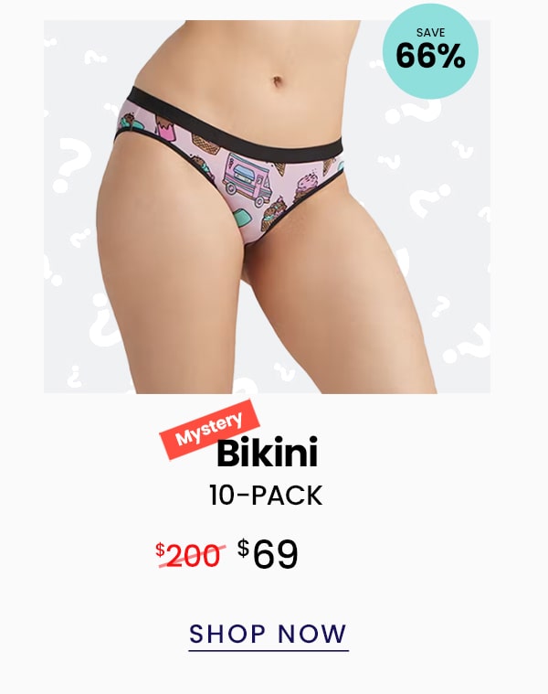 Mystery Bikini 10-Pack | $69 | Shop Now