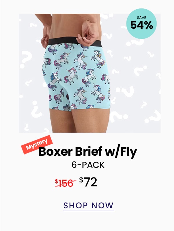 Mystery Boxer Brief w/ Fly 6-Pack | $72 | Shop Now