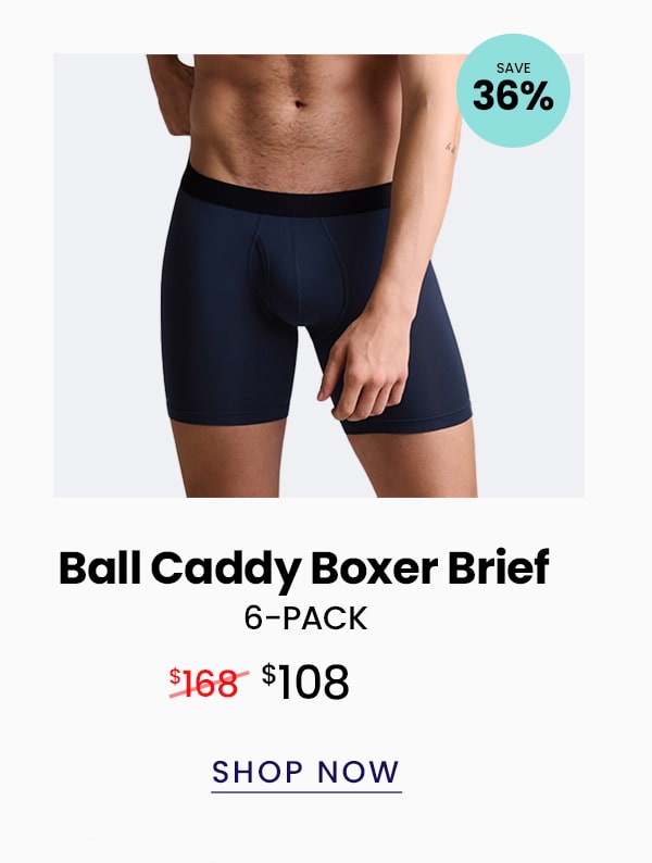 Ball Caddy Boxer Brief 6-Pack | $108 | Shop Now