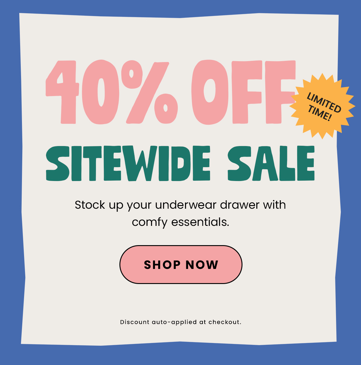 40% off sitewide - member exclusive