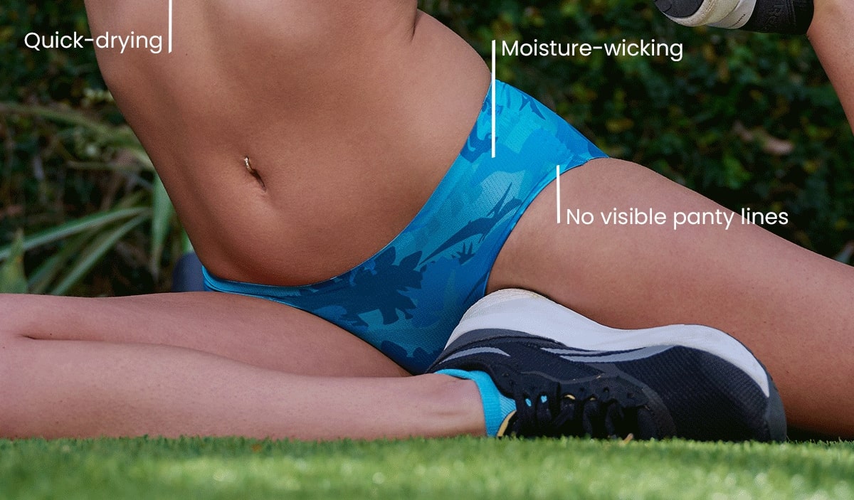 Quick-drying | Moisture-wicking | No visible panty lines