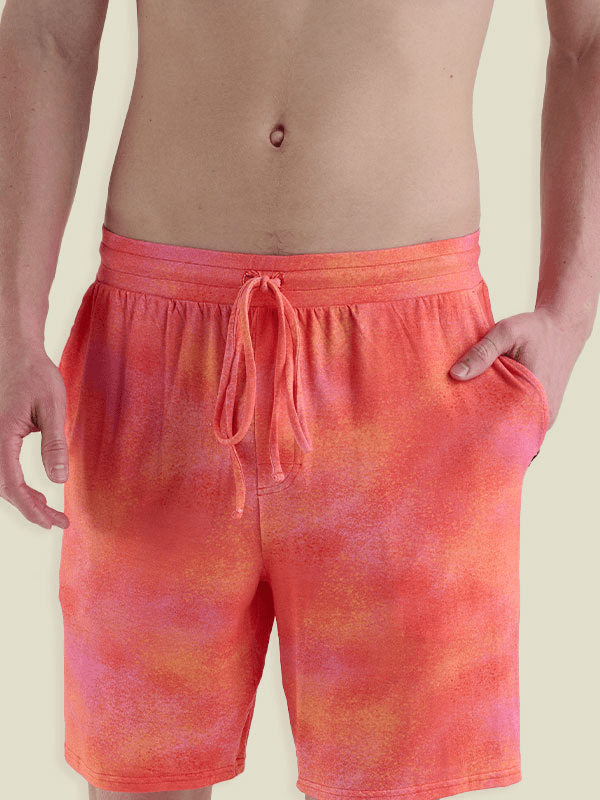 Men's Modal Short - Airbrush Orange