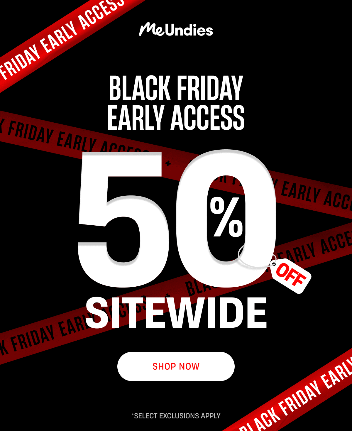 MeUndies | Black Friday Early Access | 50% Sitewide | Shop Now