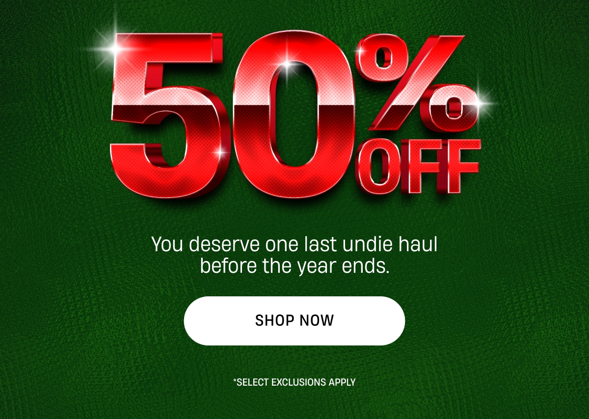 MeUndies | Last Chance Sale | 50% off | Shop Now