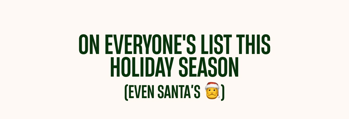 On everyone's list this holiday season.
