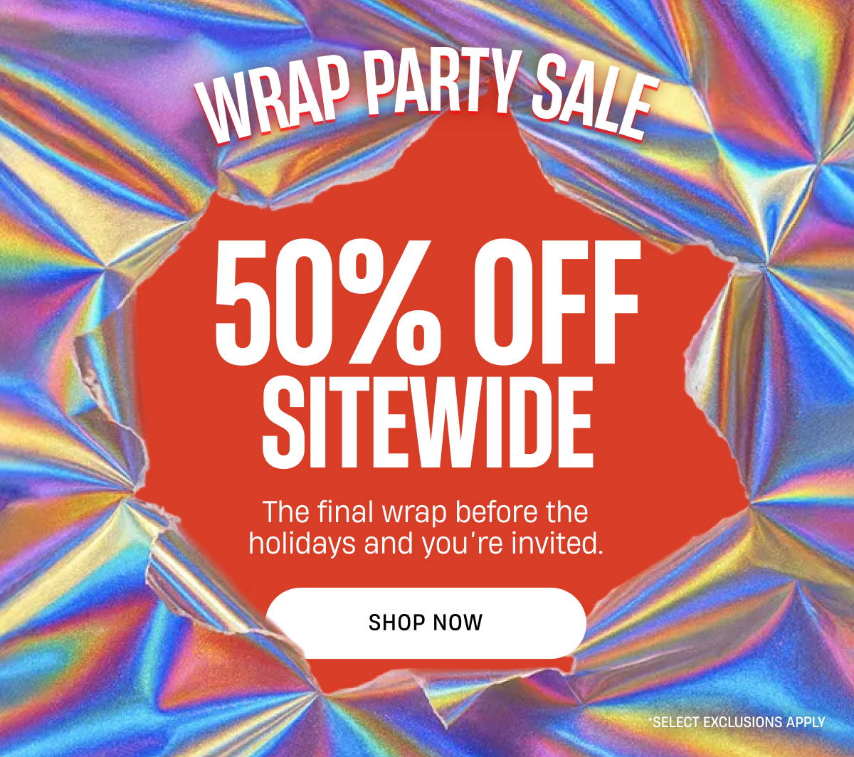Wrap Party Sale | 50% Off Sitewide | Shop Now Wrap Party Sale | 50% Off Sitewide | Shop Now