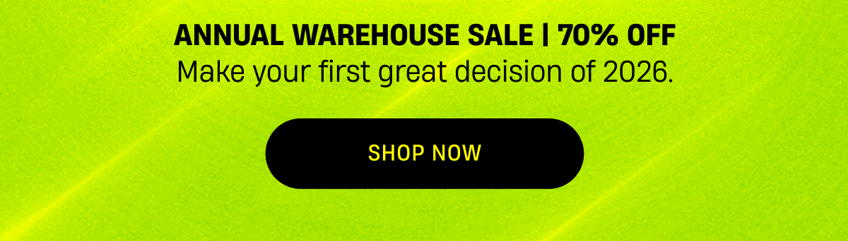 Annual Warehouse Sale | 70% Off | Shop Now