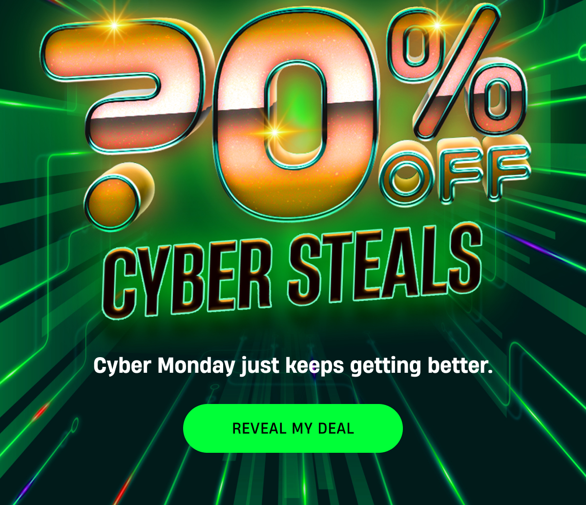 ?0% Off Cyber Steals | Reveal My Deal