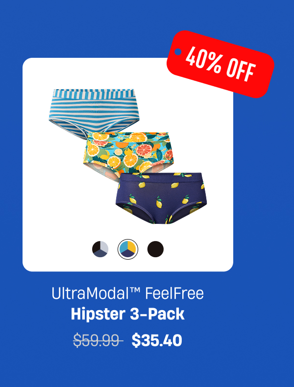 UltraModal FeelFree Hipster 3-Pack