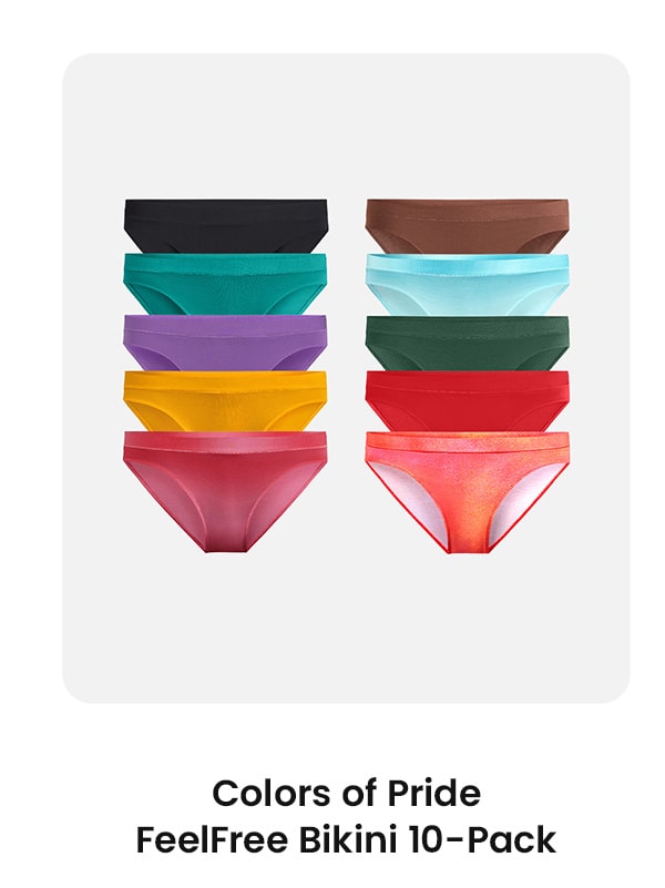 Colors of Pride FeelFree Bikini 10-Pack