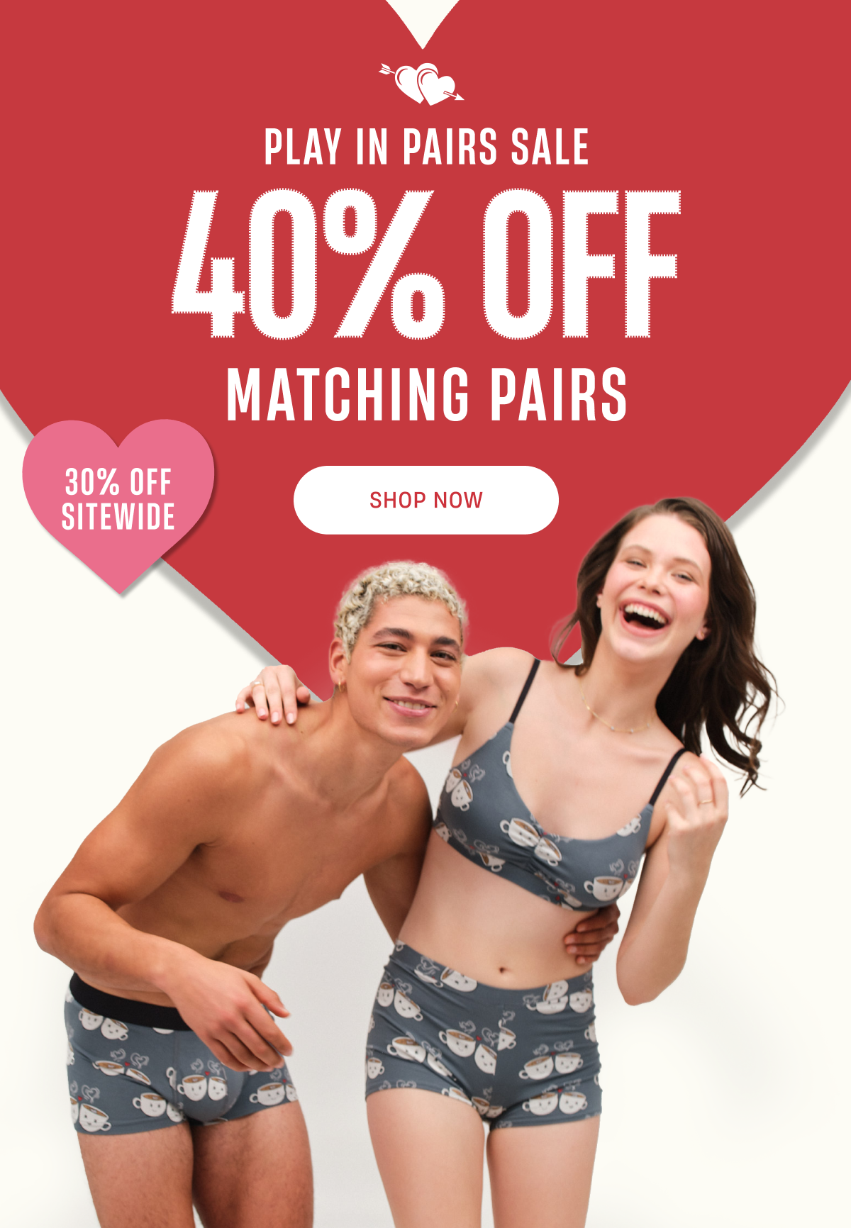 Play in pairs sale | 40% off matching pairs | Shop Now