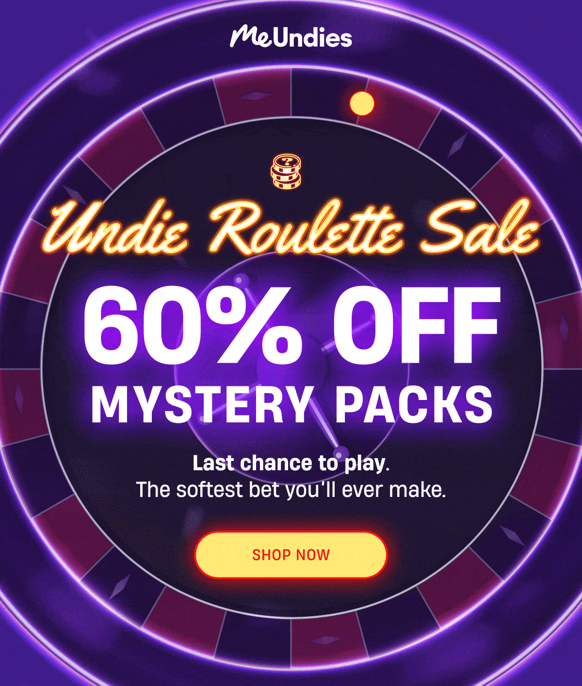MeUndies | Undie Roulette Sale | 60% off Mystery Packs | Shop Now MeUndies | Undie Roulette Sale | 60% off Mystery Packs | Shop Now