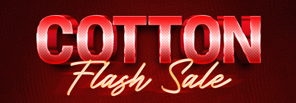 Cotton Flash Sale