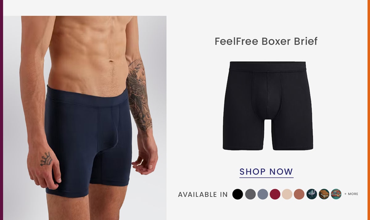 FeelFree Boxer Brief | Shop Now