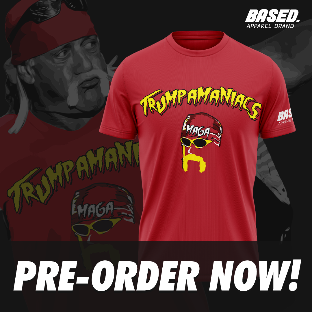 PRE-ORDER: HULK HOGAN TRUMPAMANIACS T-SHIRT