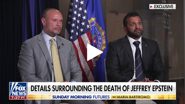 Bongino: Epstein ‘Killed Himself’ — ‘I Have Seen the Whole File’