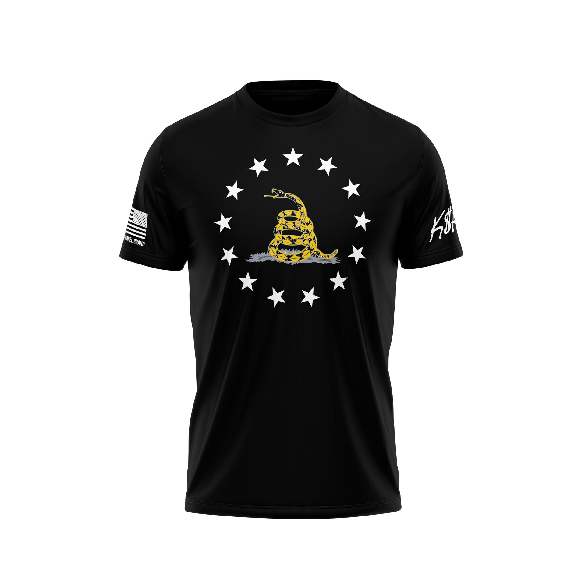 Based Apparel: K$H Don't Tread On Me with Stars