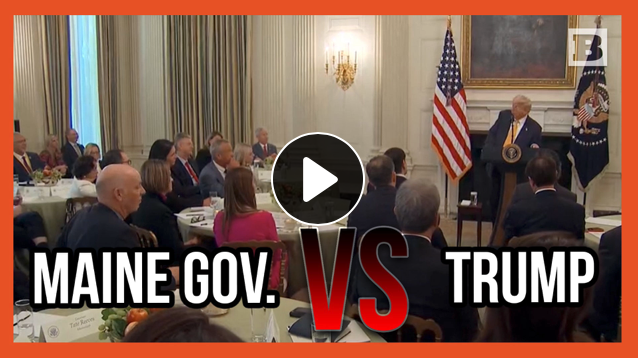 WILD: Trump Scorches Maine Gov to her face