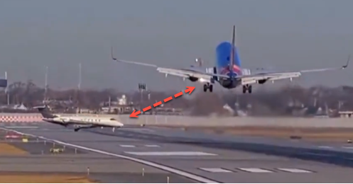 Close Call: Dramatic Video Captures Southwest Jet's Near Collision With Flexjet Jet