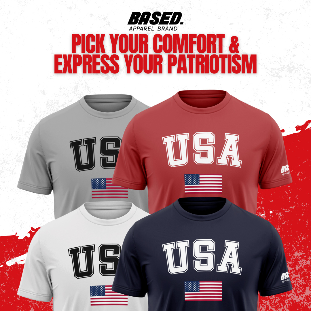 Our USA Classic Collection is 15% off! Check out the T-Shirts, Crewnecks & hoodies now!