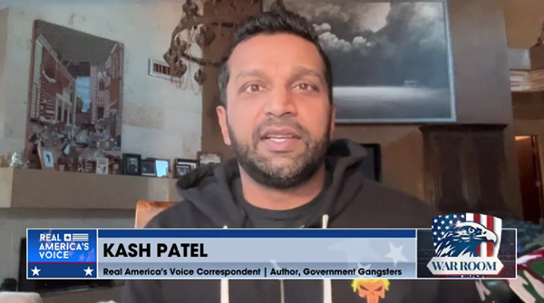 Kash Patel and Steve Bannon
