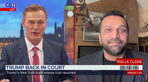 Kash on GBN News