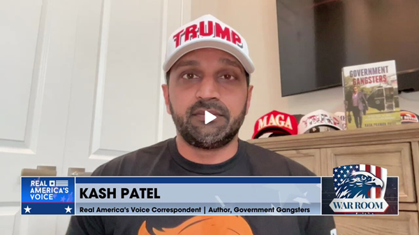 Kash Patel and Steve Bannon