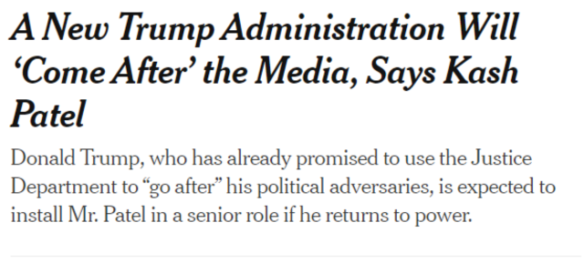 NYT Attack Piece