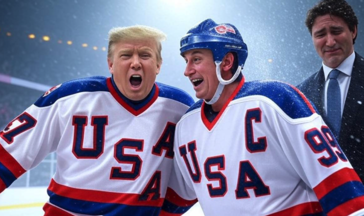 Trump trolls Trudeau on Christmas, urges Wayne Gretzky to run for 'Governor' of Canada