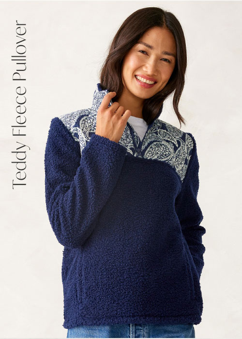 Shop Teddy Fleece Pullover