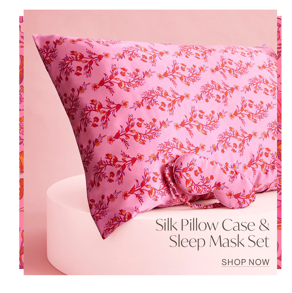 Shop Silk Pillow Case & Sleep Mask Set