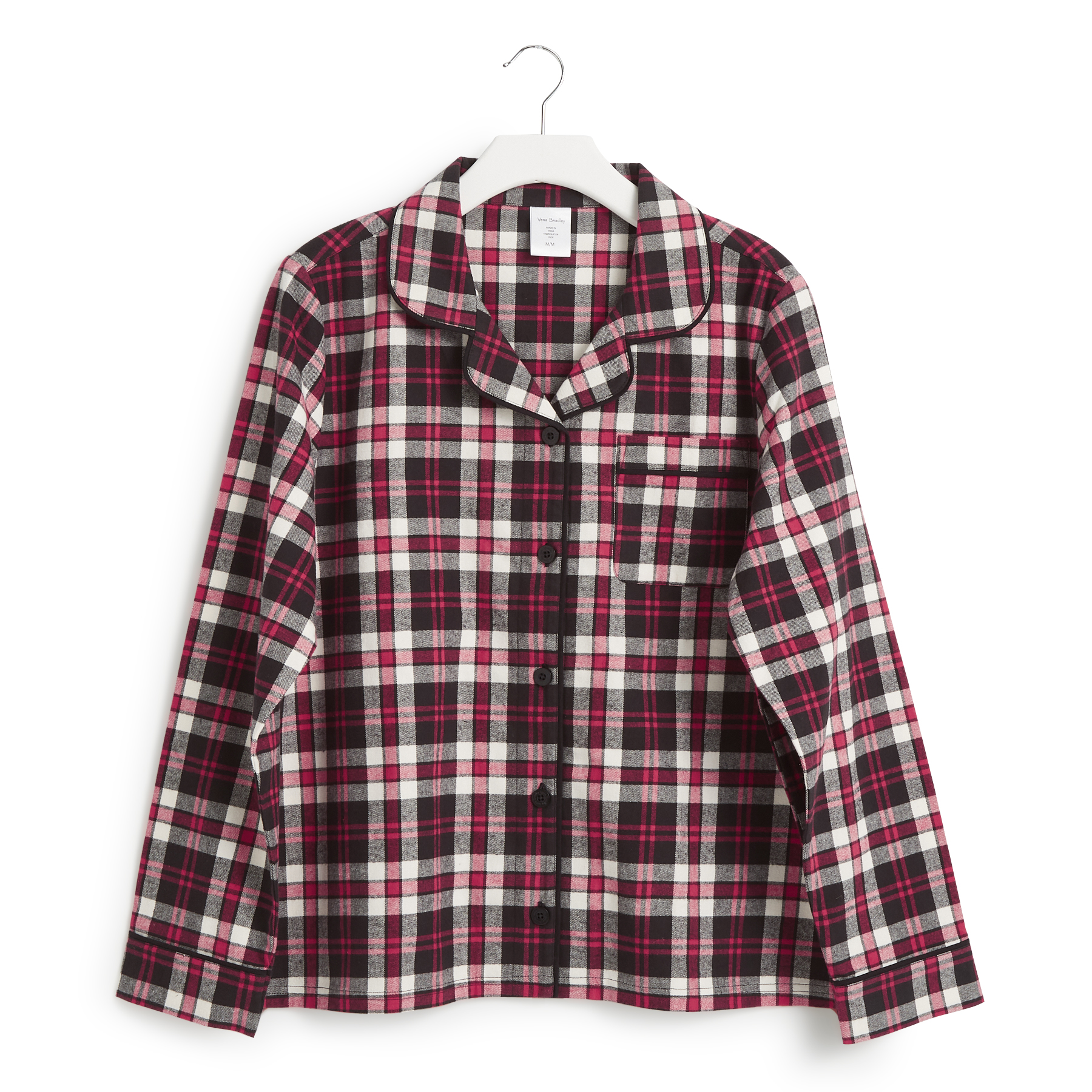 Shop Long-Sleeved Button Up Pajama Shirt